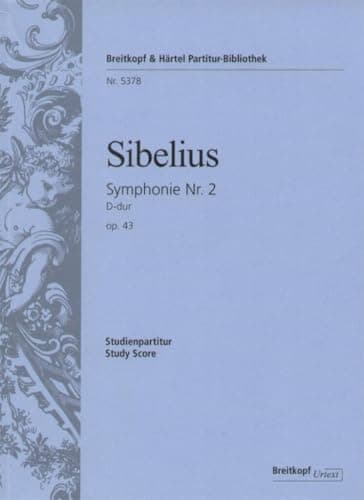 Image of Symphony No.2 in D major, op.43 - Urtext based on the Complete Edition ""Jean Sibelius Works"" (JSW) - study score - (PB 5378-07)