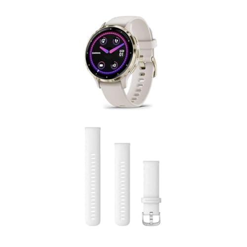 Image of Garmin Venu 3S – GPS Fitness Smartwatch with Bluetooth Calling and Voice Assistant, Ultra-sharp 1.3 inch/1.1 inch & Quick Release Band