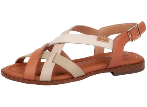 Image of Pikolinos Women's Leather Sandals Algar W0X, Multicolored, 6 UK