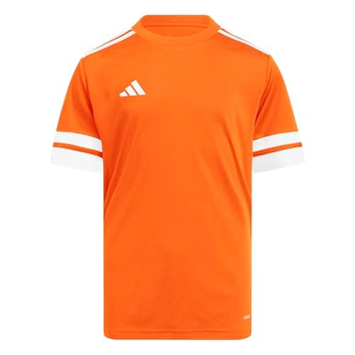 Image of adidas Unisex Kids SQUADRA25 Jersey Short Sleeve Kids, Team Orange/White, 15-16 Years