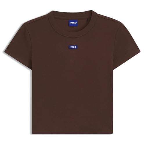 Image of Hugo Women's T-Shirt, Medium Brown 210, L