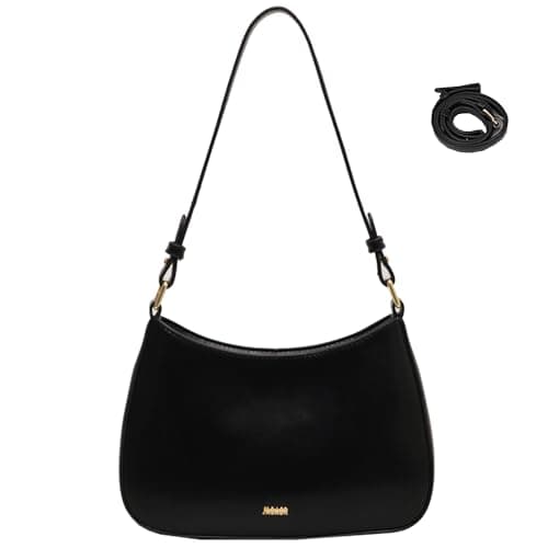 Image of Makukke Shoulder Bag Women's Small Handbag, Y2K Crossbody Bag Women's PU Leather Shoulder Bag Vintage for Women Dating Party Shopping, black, S, Retro