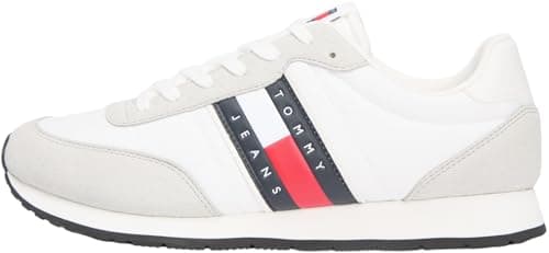Image of Tommy Jeans Men TJM Classic Runner EM0EM01709 Low Top, White (Ecru), 42