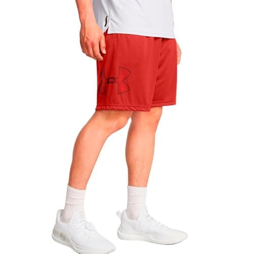 Image of Under Armour Men's Tech Graphic Shorts, (840) Earthen Orange / / Black, Medium