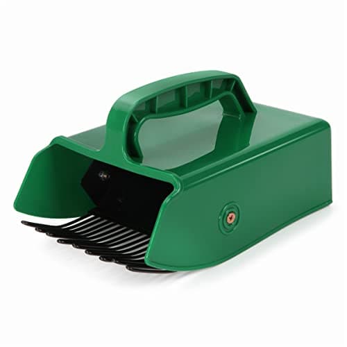 Image of Spesh Berry Picker with Handle, Blueberry Rake Picker Scoop Tool for Picking Raspberries, Blackberries, Blueberries and Currants(Green)