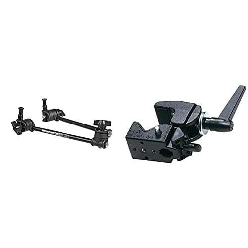 Image of Manfrotto 196AB-2 Single Arm 2 Section, Black & 035 Ftc Super Clamp