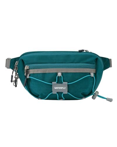 Image of Waterfly Bum Bag Fanny Pack: Waist Packs with Adjustable Belt Crossbody Chest Bag with RFID Blocking Anti-Theft for Women Men Travel Running Walking Hiking Everyday Use, Peacock Blue