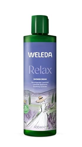 Image of Weleda Relax Shower Gel with Lavender, Body wash with natural essential oils, For Men & Women, Dermatologically tested, Vegan, 96% Recycled Packaging, 400ml
