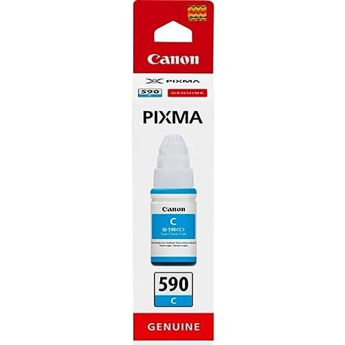 Image of Canon GI590 Cyan 70 ML Ink Bottle G3500 G2500 G1500