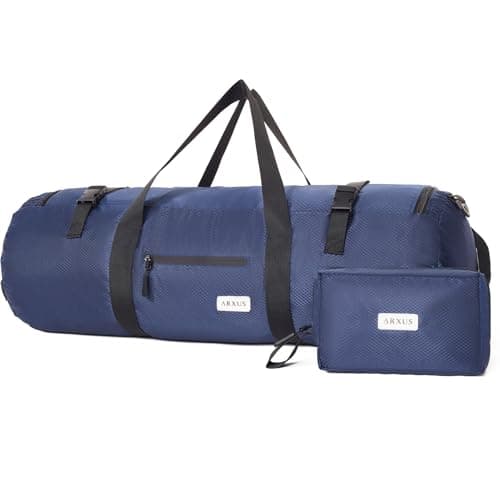 Image of Arxus Sports Duffle Bag for Gym 90L 50L 30L Large Duffel Bag Men Women Foldable Holdall Bags for Weekend Travel Sport Baseball Bat with Shoulder Strap, Tent Storage Camping