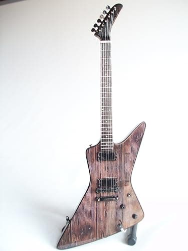 Image of carl james hetfield de metallica collectible miniature guitar