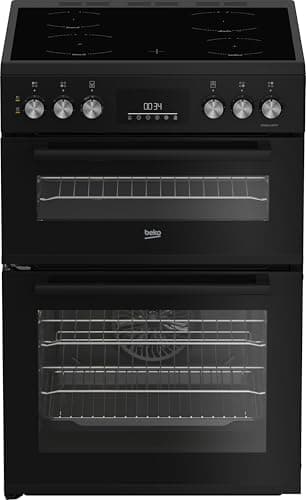 Image of Beko AeroPerfect™ FTC6731K 60cm Wide Single Oven Electric Cooker with Ceramic Hob - Black - A Rated
