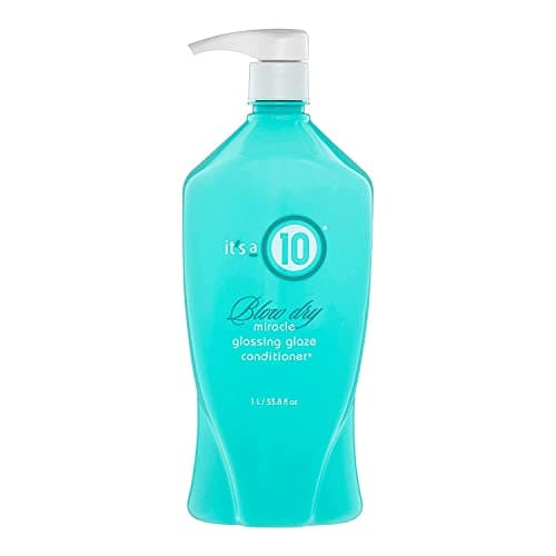 Image of It's a 10 Haircare - Miracle Blow Dry Glossing Glaze Conditioner, Enhanced Shine, Restore Moisture, Daily Use, Natural Ingredients, 1 Litre