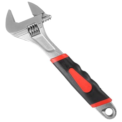 Image of TEYIAN 10-inch Adjustable Spanner Adjustable Wrench Set Multifunctional Carbon Steel Shifter Spanner Wide Opening Jaws Wrench Soft Grip Handles Hand Tools Plumbers Tools