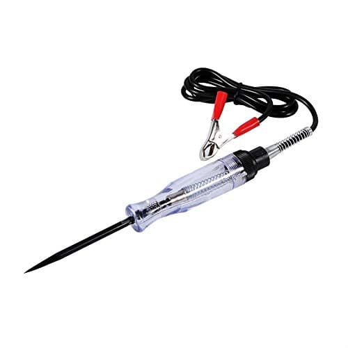 Image of Car Voltage Tester, Car 6V 12V 24V DC Car Truck Voltage Tester Auto Test VoltMet Long Probe Pen Light Bulb.-for load test probe light electric tester pen electrical probe circuit tester light la