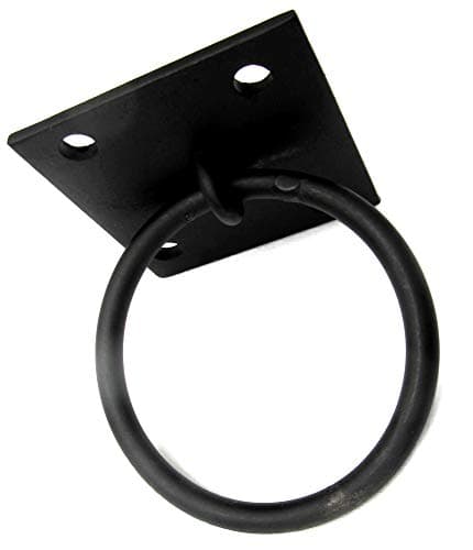 Image of STEEL Battle Rope Floor wall Anchor- TS-3 INCH- ANCHOR Multi-Task Setup Station in Home Gym. Floor or Wall Mount
