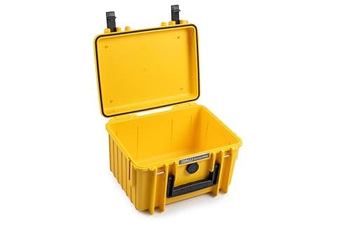 Image of B&W Outdoor Transport Case - Type 2000 (Empty) - Yellow - Waterproof according to IP67 Certification, Dustproof, Virtually Indestructible