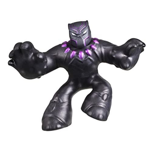 Image of Heroes of Goo Jit Zu Marvel Hero Pack - Black Panther, Squishy, Stretchy, Gooey Heroes, Perfect Christmas/Birthday Present For 4 To 8 Year Olds, Squishy, Stretchy Tactile Play