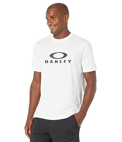 Image of Oakley Unisex's O Bark 2.0 Short Sleeve Shirt T, White/Black, XS