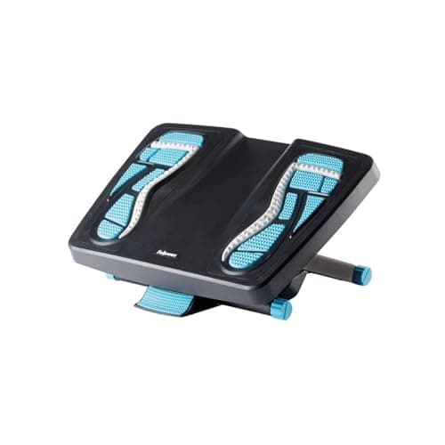 Image of Fellowes 8068001 Energizer Foot Support, Gray/Blue