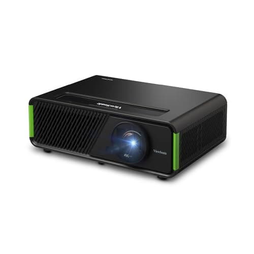 Image of ViewSonic X2-4K Pro True 4K HDR Short Throw Projector with Google TV, 2500 ANSI Lumens, 240Hz, 4.2ms Low Input Lag, Auto H/V Keystone, 60000 Hour LED Life, for Home Cinema & Gaming