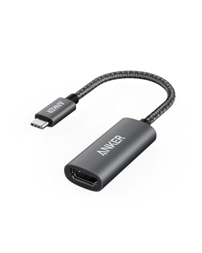 Image of Anker USB C to HDMI Adapter (4K@60Hz), 310 USB-C Adapter (4K HDMI), for MacBook Pro, MacBook Air, iPad Pro, Pixelbook, XPS, Galaxy, and More(Compatible with Thunderbolt 3 Ports)