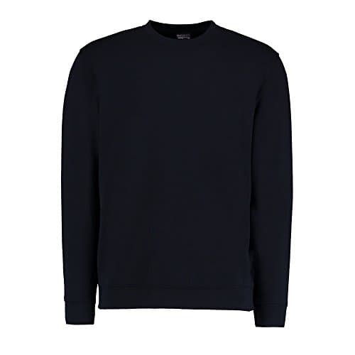 Image of Kustom Kit Mens Klassic Knitted Sweatshirt (L) (Navy Blue)
