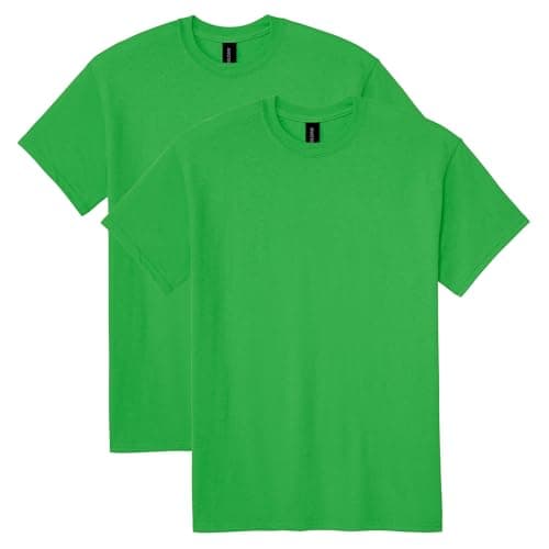 Image of Gildan Unisex-Adult DryBlend T-Shirt, Style G8000, Multipack, Irish Green (2-Pack), 3XL