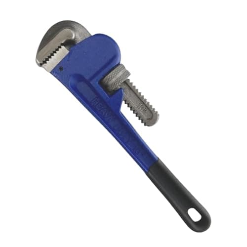 Image of Garden Mile Heavy Duty Stillson Spanner | 10" Aluminum Pipe Wrench with Foam Handle | Plumbing Tool, Adjustable Wrench, Pipe Grips, Spanners & Wrenches