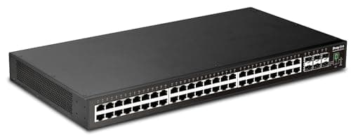 Image of DrayTek VigorSwitch G2542x 54-port Gigabit L2+ Managed switch with 48 RJ-45 LAN ports & 6 10GbE SFP+ ports