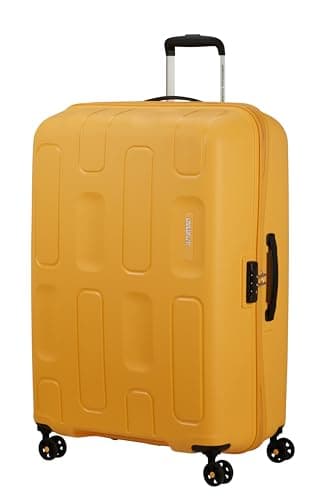 Image of American Tourister Ellipso - 79 cm Hard Case - Trolley Case with 4 Wheels, TSA Lock, Lightweight - 104 L - Yellow (Banana Cream)