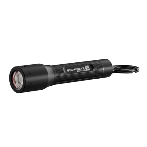 Image of Ledlenser P3R LED Rechargeable Small Torch, 200lm, USB-C, 130m Adjustable Focus, Water Resistant, 8 Hour Battery, Lightweight 41g Battery Powered Mini Flashlight for Dog Walking, Hiking, Kids Camping