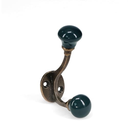 Image of Rex London Ceramic Double Hook - Blue