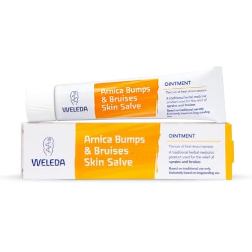 Image of Weleda Arnica Bumps & Bruises Skin Salve, Arnica Cream for Muscular Aches & Pains, Sprains & Stiffness, Minor Sports Injuries, Swelling & Bruising, Traditional Herbal Medicinal Product, 25 g