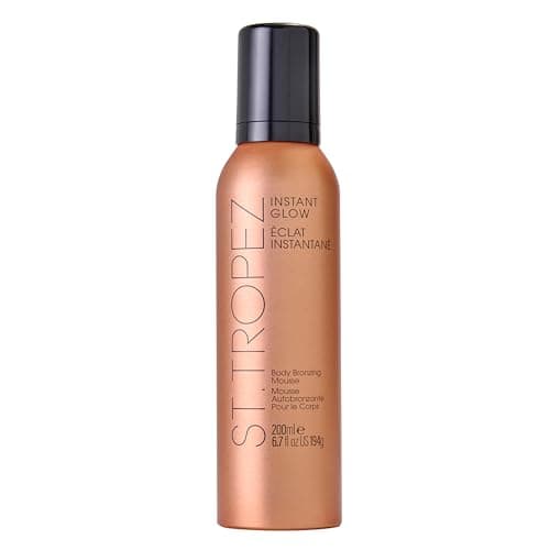 Image of St.Tropez Instant Glow Bronzing Mousse, No-Commitment Instant Tan, Golden Sunkissed Finish, Lightweight Whipped Formula, Streak-Free, Lasts All Day, 200ml