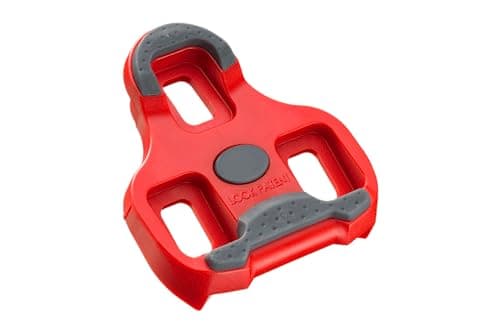 Image of LOOK Cycle - KEO Grip Cycling Cleats with Memory Positioner Function - Compatible with all Pedals on the Market - Anti-Slip TPU Surface - 9° Angular Freedom - Colour Red