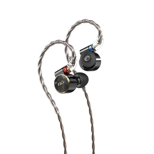 Image of FiiO FD3 PRO Earphones in-Ear Earbuds High Resolution 1DD Deep Bass Detachable MMCX Connector with 2.5/3.5/4.4mm Plugs DLC Black