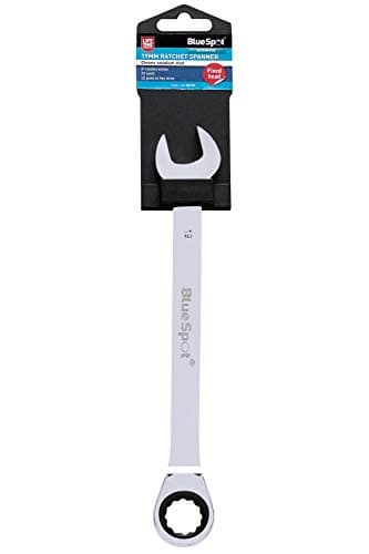 Image of Blue Spot Tools 05114 19mm Chrome Vanadium Ratchet Spanner Fixed Head
