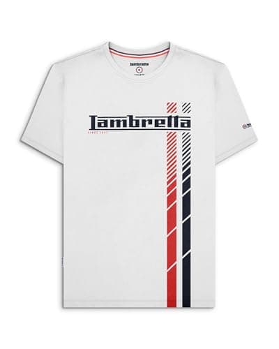 Image of Lambretta Mens Tee Adults White Extra Large Mens