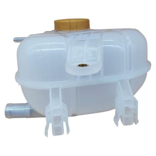 Image of D2P Front Axle Radiator Coolant Expansion Tank Replacement | Compatible With 2005-2006 Vauxhall/Opel Corsa C 1.2, 2006-2014 Corsa Mk III 1.0, 1.2 Replaces 013312277
