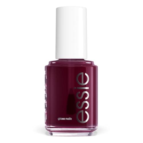 Image of Essie Glass Nails Half Full, Deep Purple Nail Polish, Sheer Finish, Light-Reflecting Finish and Flawless Coverage, Designed For High Shine & Glossy Surface Finish, 13.5ml