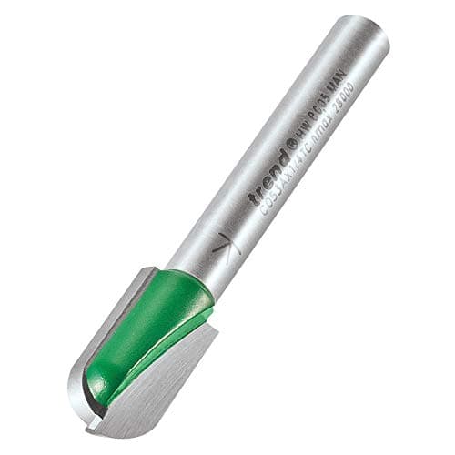 Image of Trend CraftPro Cavetto Router Cutter, 1/4 Inch Shank, 5mm Radius and 18mm Cut Diameter, Tungsten Carbide Tipped, C053AX1/4TC