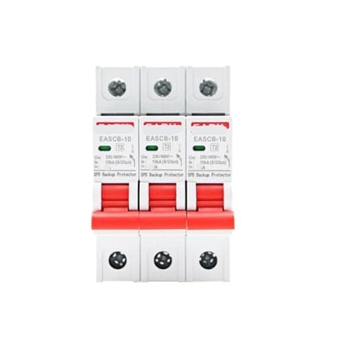 Image of AC Surge Protector T2 Protection Arrester 230V 400V DIN Rail Current Circuit Breaker 10kA 20kA 2P(3P,60kA)