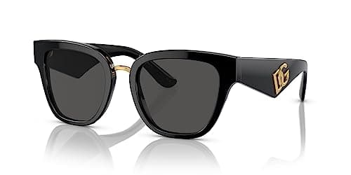 Image of Dolce & Gabbana DG 4437 Shiny Black/Grey 51/20/145 women Sunglasses