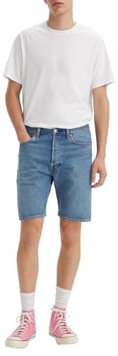 Image of Levi's Men's 501® Original Shorts Denim Shorts, 9Am On Battery Short, 33W