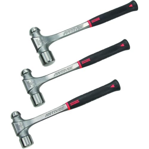 Image of Stanley Proto J1303AVPS 3-Piece Anti-Vibe Ball Pein Hammer Set (32, 40, 48 oz.)