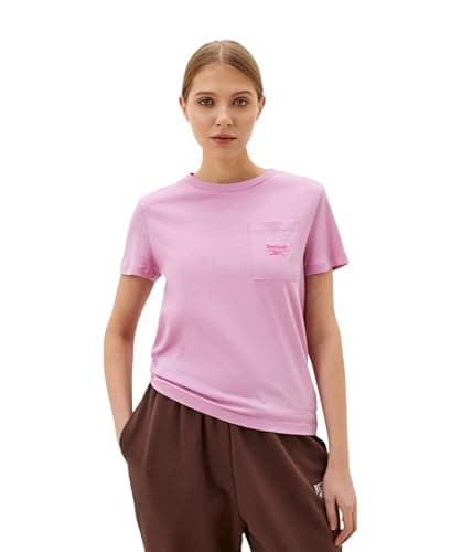 Image of Reebok Women's Identity Small Logo Tee, Jasmine Pink, XS