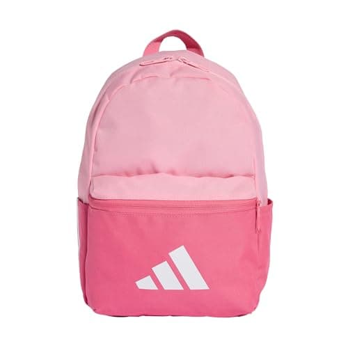 Image of adidas Unisex Kids LITTLE KIDS LOGO BACKPACK, true pink/pink fusion/white, One size