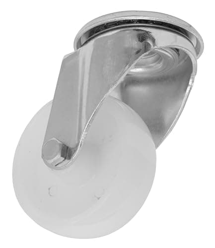 Image of Ø80mm Heavy-Duty Nylon Castor Wheel Bolt Hole - Trade