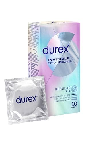 Image of Durex Ultra Thin Condoms - Extra Lubricated, Unscented, 10 Count (Pack of 1)